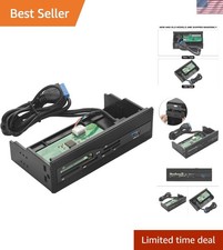 PC Front Panel Card Reader, USB 3.0 Internal Memory Card Reader for 5.25in Dr... picture