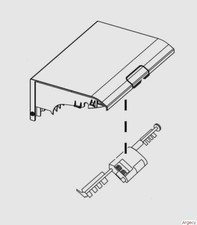 Lexmark 40X9142 ADF Top Cover / Legal, Genuine (E3894) Used picture