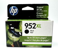 HP 952XL Genuine Black Ink High Yield OEM - Exp 02/2023 - New/Sealed picture