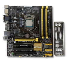 ASUS Q87M-E LGA 1150 Motherboard + Intel Core i3-4330 3.50GHz CPU Combo MINT picture