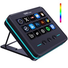VSDINSIDE Macro Keypad, Stream Controller Deck Gaming Streaming ST, Black picture