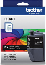 Genuine LC401BK Standard Yield Black Ink Cartridge picture