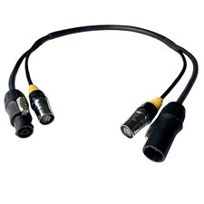 PowerCon Black True1 Ethercon 3*2.5MM^2 Plus Cat5e FTP Combi Combo Hybrid Cable picture