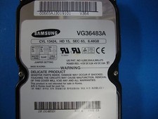 Samsung VG38404A IDE 6.48GB Hard Drive BF68-30488A  v364 Tested  picture