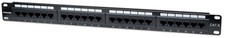 Intellinet Patch Panel, Cat6, UTP, 24-Port, 1U, Black Black UTP, 24-Port, 1U Cat picture