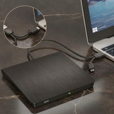 External DVD Drive Burner, USB 3.0 and Type-C Optical Slim Bluray CD picture
