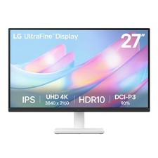 LG UltraFine 27-Inch 4K UHD HDR10 IPS Monitor, White, 27US500-W picture