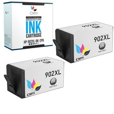 2PK 902XL Black Ink for HP OfficeJet Pro 6975 6978 6960 6968 6970 6954 picture