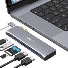 USB C Adapter for MacBook Pro/Air M1 M2, MOKiN Hub MacBook Pro Accessories picture