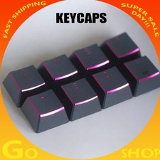 Aluminum Alloy Shine Through Translucent Gaming Metal Mechanical Keycaps For picture