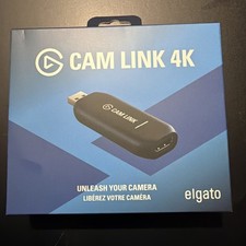 NEW SEALED Elgato Cam Link 4K Windows & macOS USB 3.0 Color Black (10GAM9901) picture