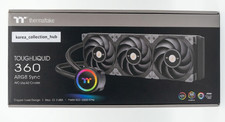 Thermaltake TOUGHLIQUID 360 ARGB Sync AIO Liquid CPU Cooler Black Open Box picture