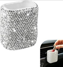 Bling Car Lip Balm Holder, Self-adhesive, Crystal Rhinestone Auto Office Desk picture