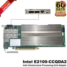 Dell Intel E2100-CCQDA2 Dual-Port 200GbE QSFP56 PCIe 4.0 x16 NIC Adapter YJDYV picture