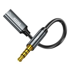biaze USB C Female to 3.5mm Male Audio Cable Cord Analog 0.2 meters, A-Grey picture