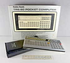 Vintage Radio Shack TRS-80 Pocket Computer & Printer. For Repair/Parts. picture