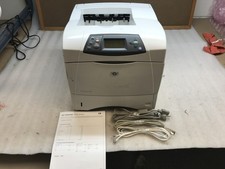 HP Laserjet 4250N Monochrome Laser Printer Q5401A Toner Inc 172K pg ct picture