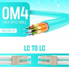 Startech LCLCL-3M-OM5-FIBER OM5 LC/LC MULTIMODE FIBER CABLE LOMMF/SWDM/100G - 50 picture