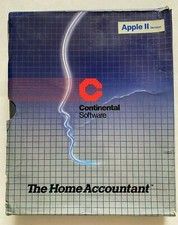 Vtg 1983 Vaporwave Continental Home Accountant Apple ii Instruction Manual Book picture