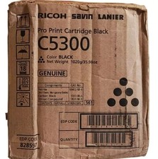 Ricoh Savin Lanier C5300 Black 828591 Pro Print Cartridge New Sealed-Open Box picture