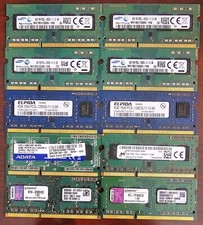 Bulk DDR3L Laptop Memory 1gb, 2gb, 4gb - used, working memory, 10 modules picture