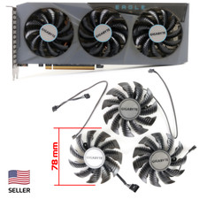 Full Set GPU Fans 78mm Gigabyte 3060 3070 Ti Eagle Gaming OC GA81S2U | US Sel... picture
