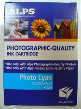 ALPS PHOTO CYAN  INK - Use In Alps MD-1300 & MD-5000 with Alps Photo Paper picture
