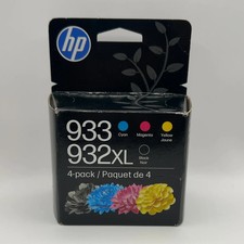 New HP 933 & 932XL 4 Pack Yellow, Cyan, Magenta, and Black Ink Cartridge picture