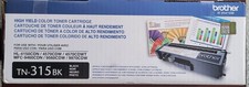 Brother TN315BK 6000 Page High-Yield Toner - Black Brand New, Open Box picture
