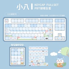 Usagi Chiikawa Hachiware PBT 131 Keycap Sublimation MAO For Mechanical Keyboard picture