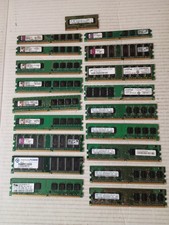 Lot Of 19 DDR1 DDR2 Ram Mixed Brands Samsung Kingston Crucial Untested 512mb 1gb picture