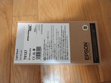 2024 GENUINE EPSON T9137 LIGHT BLACK INK SURECOLOR SC-P5000 SC-P5070 SEALED picture