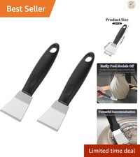 Durable 2-Pack Stainless Steel 3D Printer Scrapers - Efficient & Hangable Design picture