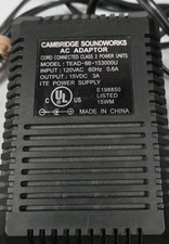 Cambridge Soundworks TEAD-66-153000U 15VDC 3A AC Adapter Speaker Power Supply  picture