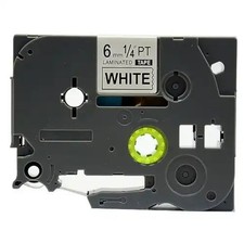 Brother TZe-211 (TZ211) Black on White Compatible P-Touch Label Tape picture