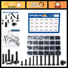 650pcs Mini Screw Kit M1.4 M1.7 M2 M2.5 M3 Round Pan Head - Carbon Steel for Lap picture