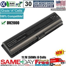 Battery For HP G6000 DV2000 DV6000 COMPAQ Presario A900 C700 F500 F700 6 Cell picture