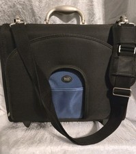 Michael Graves Architect Laptop Computer Briefcase Black Blue Business Travel... picture