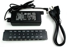 PoE Texas 8-Port Passive PoE Injector, 48V 60W, 10/100 picture
