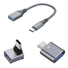 3Pcs Upgraded USB C to Adapter, High-Speed Data Transfer, grey picture