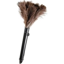 Retractable Feather Duster-Genuine Ostrich Feathers,Anti-Static,Reusable picture