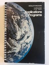 Vintage Hewlett-Packard HP-25 Applications Programs 1975 Manual ONLY picture