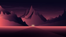 Landscape nature art trees mountains horizon Custom Gaming Mat Desk picture