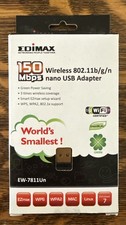 Edimax 150 Mbps Wireless 802.11b/g/n Nano USB Adapter EW-7811Un - NEW picture