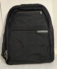Briggs & Riley Black Ballistic Nylon Laptop Travel Backpack 18
