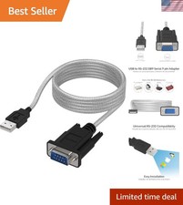 6-FT USB to RS-232 DB9 Serial 9 pin Adapter Prolific PL2303 SBT- picture