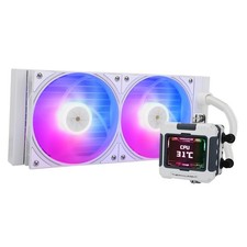 High-Performance ARGB Liquid CPU Cooler, 240mm AIO, IPS LCD, 2 PWM Fans, AMD/Int picture