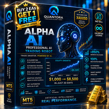 Quantora Alpha AI EA | MT5 AI Forex Trading Robot | Expert Advisor MQL5 Gold EA picture
