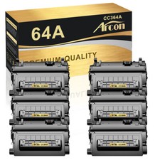 6 Pack CC364A 64A Compatible For HP Toner Cartridge P4014N P4015N P4015X Printer picture