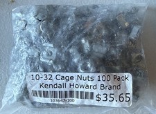 Kendall Howard 10-32 Cage Nuts - 100 Pack picture